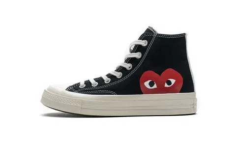 CDG x Converse Chuck 70 High Black
