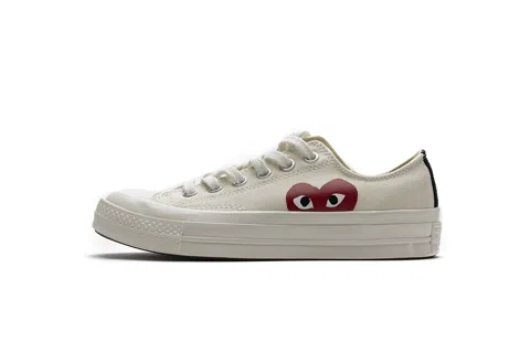 CDG x Converse Chuck 70 Low White