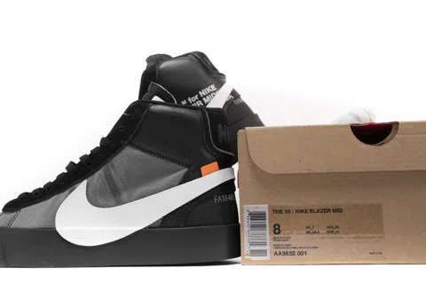 Nike Blazer Mid Black/White – photo 12