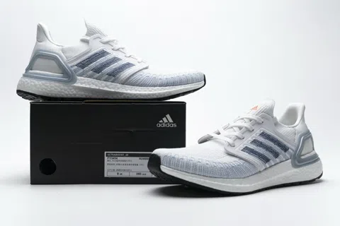 adidas Ultraboost 20 White/Light Blue – photo 11
