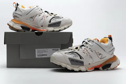 Balenciaga Track LED White/Orange – photo 12