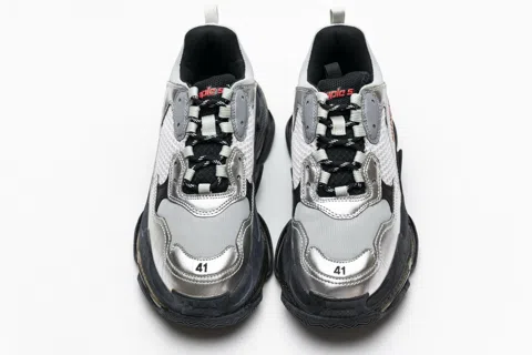 Balenciaga Triple S Clear Sole Grey/Silver/Black – photo 6