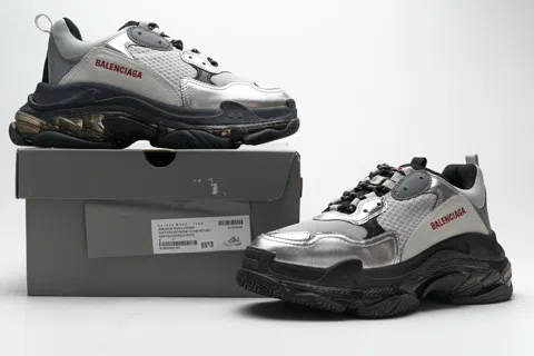 Balenciaga Triple S Clear Sole Grey/Silver/Black – photo 12