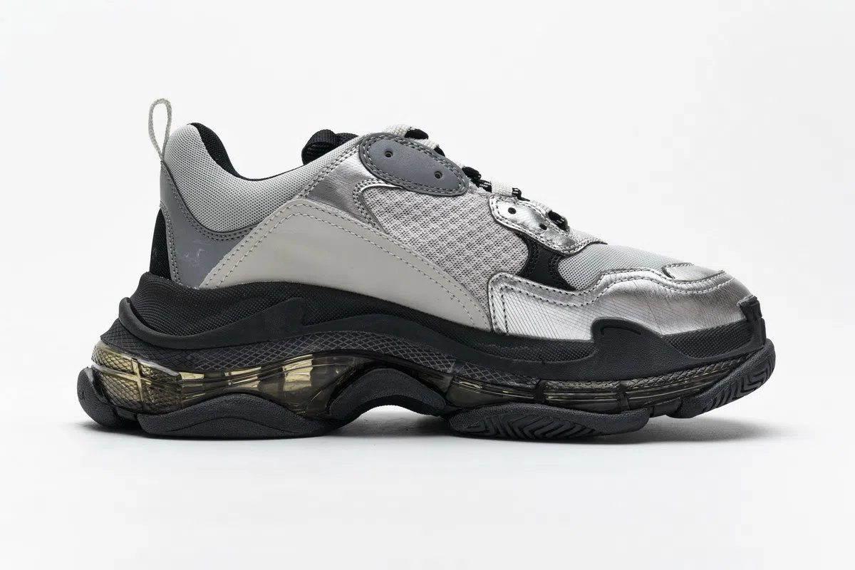 Balenciaga Triple S Clear Sole Grey/Silver/Black – photo 2