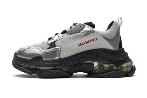 Balenciaga Triple S Clear Sole Grey/Silver/Black – photo 3