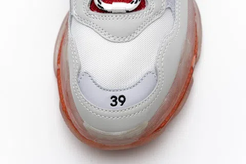 Balenciaga Triple S Clear Sole White/Red – photo 8