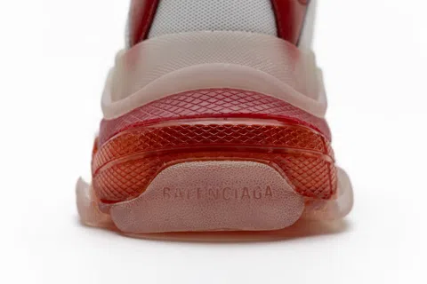 Balenciaga Triple S Clear Sole White/Red – photo 5