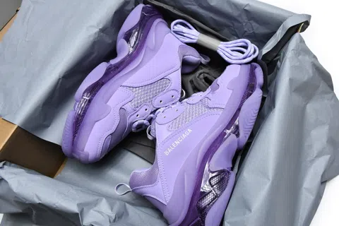 Balenciaga Triple S Clear Sole Purple – photo 12