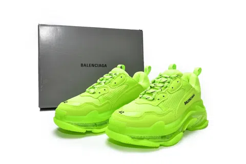 Balenciaga Triple S Clear Sole Neon Yellow – photo 11