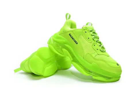 Balenciaga Triple S Clear Sole Neon Yellow – photo 3