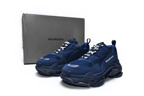 Balenciaga Triple S Clear Sole Navy – photo 11