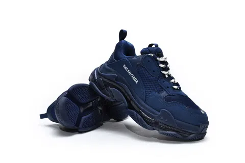 Balenciaga Triple S Clear Sole Navy – photo 3