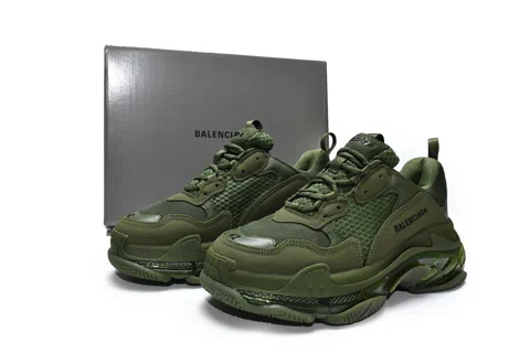 Balenciaga Triple S Clear Sole Olive – photo 11
