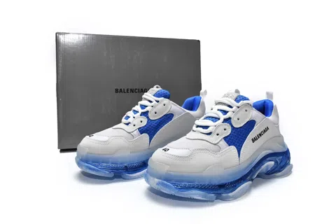 Balenciaga Triple S Clear Sole Grey/Royal Blue – photo 11