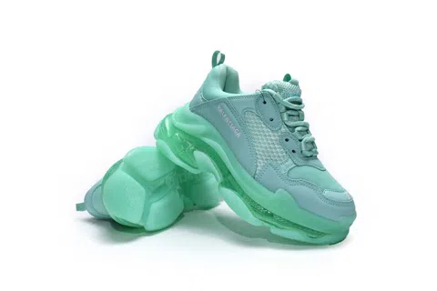 Balenciaga Triple S Clear Sole Light Green – photo 3