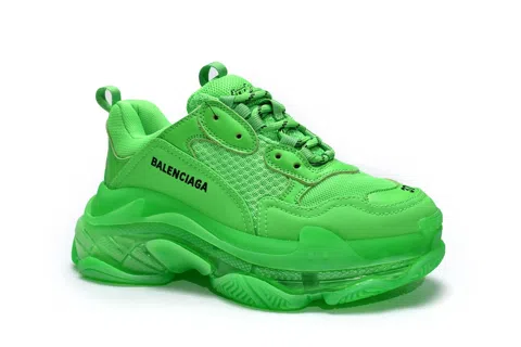 Balenciaga Triple S Clear Sole Neon Green – photo 4