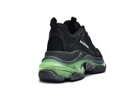 Balenciaga Triple S Clear Sole Black/Green – photo 5