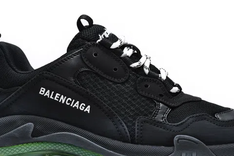 Balenciaga Triple S Clear Sole Black/Green – photo 10