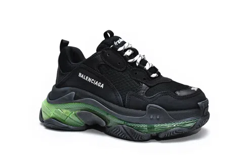 Balenciaga Triple S Clear Sole Black/Green – photo 4