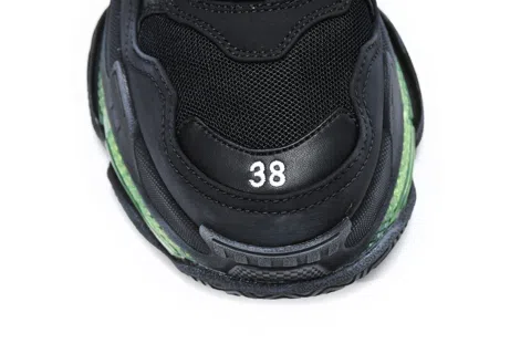 Balenciaga Triple S Clear Sole Black/Green – photo 8