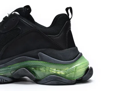 Balenciaga Triple S Clear Sole Black/Green – photo 9