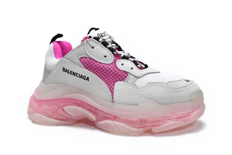 Balenciaga Triple S Clear Sole White/Purple/Red – photo 4