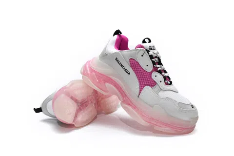 Balenciaga Triple S Clear Sole White/Purple/Red – photo 3