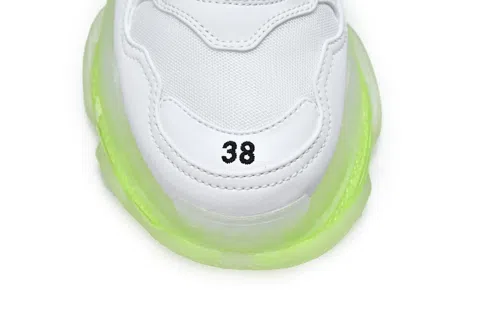 Balenciaga Triple S Clear Sole White/Neon – photo 8