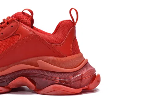 Balenciaga Triple S Clear Sole Red – photo 9