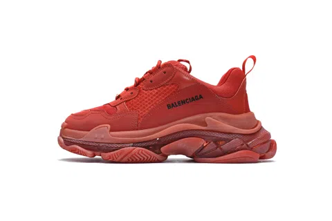 Balenciaga Triple S Clear Sole Red