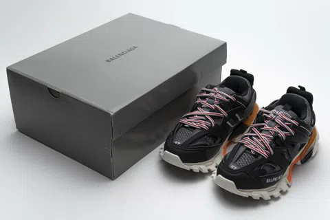 Balenciaga Track Black/White/Orange – photo 11