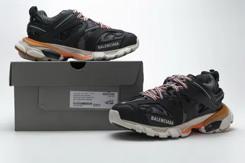 Balenciaga Track Black/White/Orange – photo 12