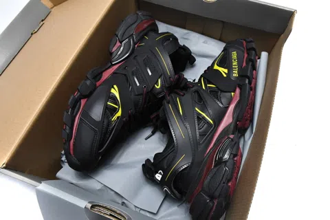 Balenciaga Track Black/Burgundy/Yellow – photo 12
