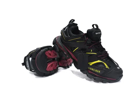 Balenciaga Track Black/Burgundy/Yellow – photo 3