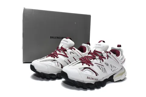Balenciaga Track White/Burgundy – photo 11