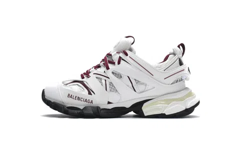Balenciaga Track White/Burgundy