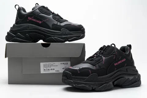 Balenciaga Triple S Black/Purple/Red – photo 12