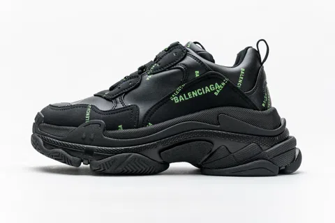 Balenciaga Triple S Black/Neon Green – photo 3