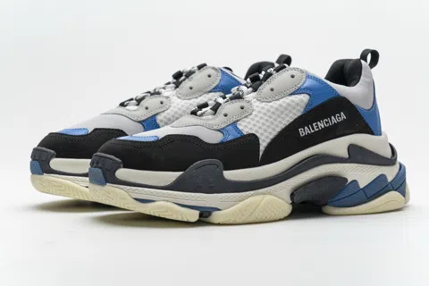 Balenciaga Triple S White/Blue – photo 4