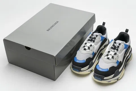 Balenciaga Triple S White/Blue – photo 11