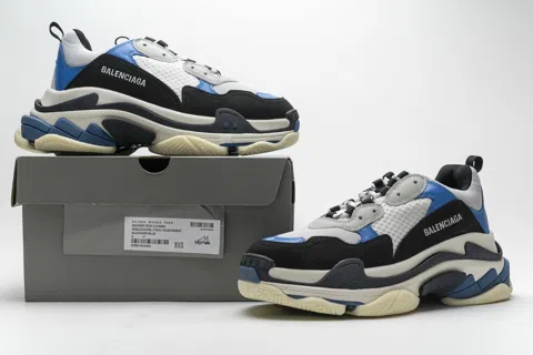 Balenciaga Triple S White/Blue – photo 12