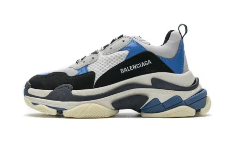 Balenciaga Triple S White/Blue – photo 3