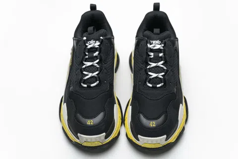 Balenciaga Triple S Black/Yellow – photo 6