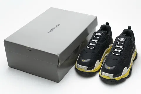 Balenciaga Triple S Black/Yellow – photo 11