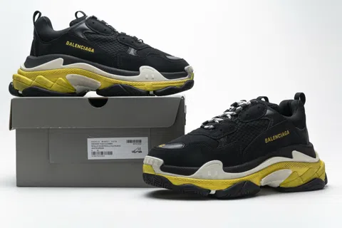 Balenciaga Triple S Black/Yellow – photo 12