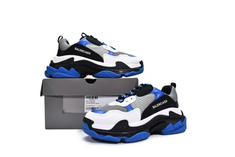 Balenciaga Triple S Black/White/Blue – photo 12
