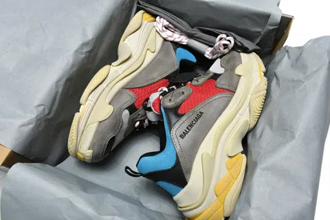 Balenciaga Triple S Grey/Red – photo 12