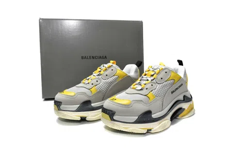 Balenciaga Triple S Light Grey/Yellow – photo 10
