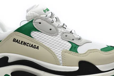 Balenciaga Triple S White/Green – photo 10