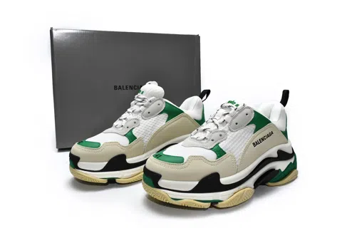 Balenciaga Triple S White/Green – photo 11